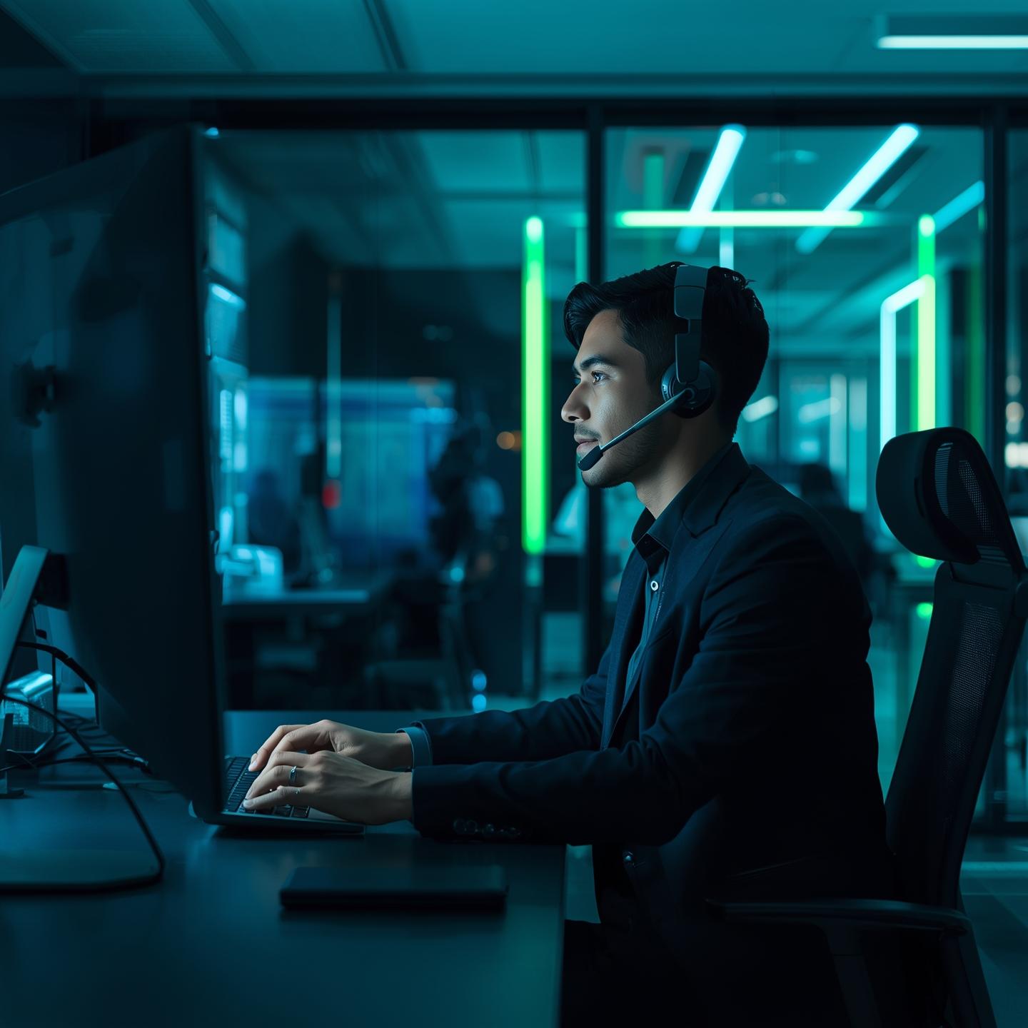 Uso de telefonía VoIP integrada con Microsoft Teams para gestión de llamadas empresariales